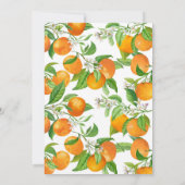 Ze vond haar belangrijkste squeeze Oranje Bruiloft Kaart (Achterkant)