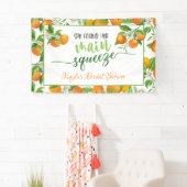 Ze vond haar belangrijkste squeeze Oranje Vrijgeze Spandoek (Insitu)