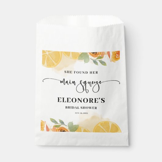 Ze vond haar belangrijkste squeeze-Vrijgezellenfee Bedankzakje (Voorkant)