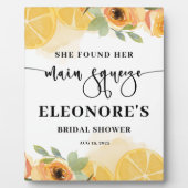 Ze vond haar belangrijkste squeeze Vrijgezellenfee Fotoplaat (Voorkant)