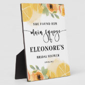 Ze vond haar belangrijkste squeeze Vrijgezellenfee Fotoplaat (Zijkant)