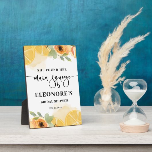 Ze vond haar belangrijkste squeeze Vrijgezellenfee Fotoplaat (Zijkant)