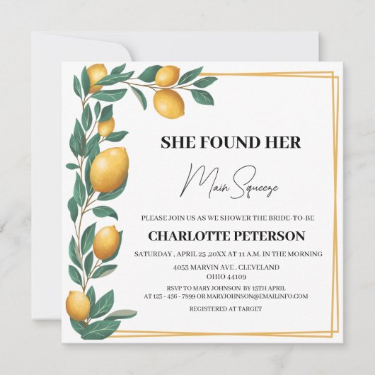 Ze vond haar belangrijkste Vrijgezellenfeest. Kaart (Voorkant)