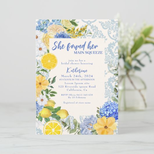 Ze vond haar belangrijkste vrijgezellenfeest met c kaart (Staand voorkant)