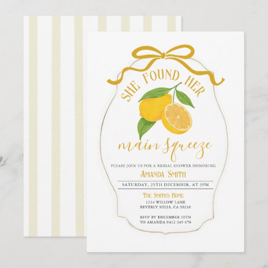 Ze vond haar belangrijkste vrijgezellenfeest met c kaart (Voorkant / Achterkant)