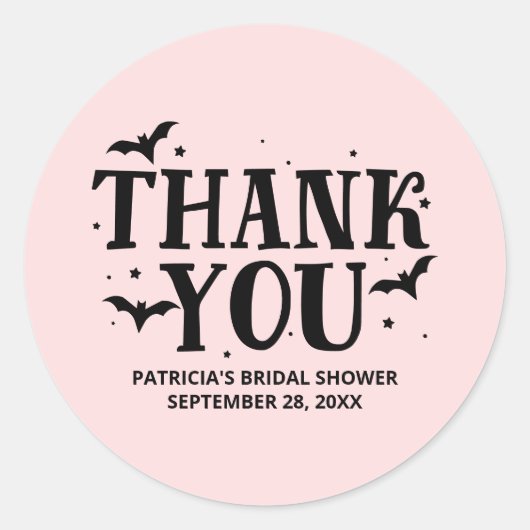 Ze vond haar boek Halloween Vrijgezellenfeest Clas Ronde Sticker (Voorkant)