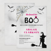 Ze vond haar boek Halloween vrijgezellenfeest Kaart (Voorkant / Achterkant)