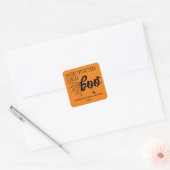 Ze Vond Haar "Boo" Bruiloftsshower Stickers (Envelop)