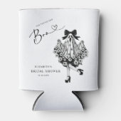 Ze vond haar Boo Ghost Floral Vrijgezellenfeest Blikjeskoeler (Voorkant)