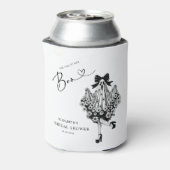 Ze vond haar Boo Ghost Floral Vrijgezellenfeest Blikjeskoeler (Blikje Achterkant)