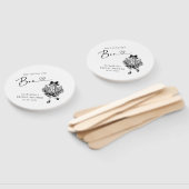 Ze vond haar Boo Ghost Floral Vrijgezellenfeest Handwaaier (Niet-gemonteerd)