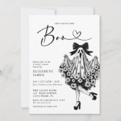 Ze vond haar Boo Ghost Floral Vrijgezellenfeest Kaart (Voorkant)