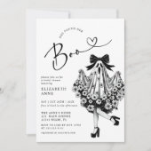 Ze vond haar Boo Ghost Floral Vrijgezellenfeest Kaart (Voorkant)