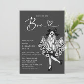 Ze vond haar Boo Ghost Floral Vrijgezellenfeest Kaart (Staand voorkant)