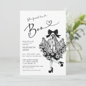 Ze vond haar Boo Ghost Floral Vrijgezellenfeest Kaart (Staand voorkant)