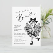 Ze vond haar Boo Ghost Floral Vrijgezellenfeest Kaart (Staand voorkant)