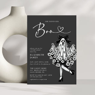 Ze vond haar Boo Ghost Floral Vrijgezellenfeest Kaart