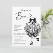 Ze vond haar Boo Ghost Floral Vrijgezellenfeest Kaart (Staand voorkant)