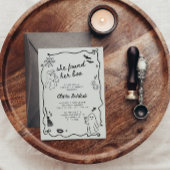 Ze vond haar Boo Grappige Bruiloft Uitnodiging voo