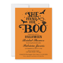 Ze vond haar Boo Halloween bruidsdouche