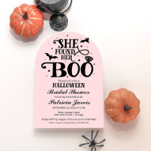 Ze vond haar Boo Halloween Bruidsdouche 
