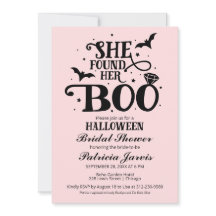 Ze vond haar Boo Halloween Bruidsdouche 