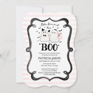 Ze vond haar Boo Halloween Bruiloft Borrel Kaart