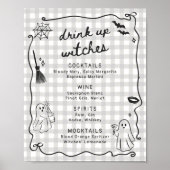 Ze vond haar Boo Halloween Bruiloft Drinken Poster (Voorkant)