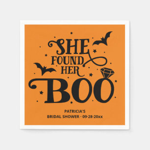 Ze Vond Haar Boo Halloween Bruiloft Shower Servett Servet
