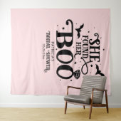 Ze vond haar Boo Halloween Vrijgezellenfeest achte Wandkleed (In Situ (horizontaal))