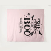 Ze vond haar Boo Halloween Vrijgezellenfeest achte Wandkleed (Voorkant (horizontaal))