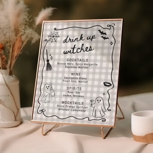 Ze vond haar Boo Halloween Vrijgezellenfeest Drink Poster