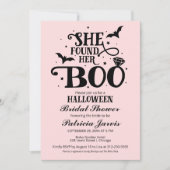 Ze vond haar Boo Halloween Vrijgezellenfeest Invit Kaart (Voorkant)