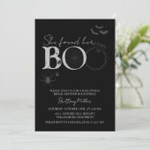 Ze vond haar Boo Halloween Vrijgezellenfeest Kaart (Staand voorkant)