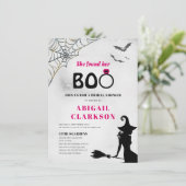 Ze vond haar Boo Halloween Vrijgezellenfeest Kaart (Staand voorkant)