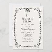 Ze vond haar Boo Halloween Vrijgezellenfeest Kaart (Voorkant)