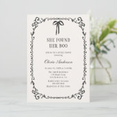 Ze vond haar Boo Halloween Vrijgezellenfeest Kaart (Staand voorkant)