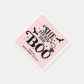 Ze vond haar Boo Halloween Vrijgezellenfeest Napki Servet (Hoek)