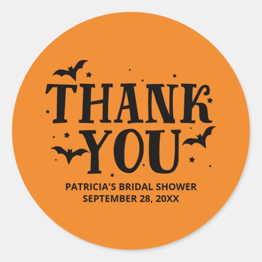 Ze vond haar Boo Halloween Vrijgezellenfeest Ronde Sticker (Voorkant)