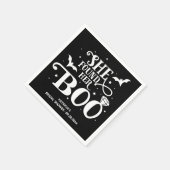 Ze vond haar Boo Halloween Vrijgezellenfeest Servet (Hoek)