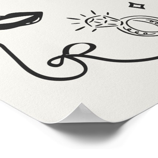 Ze vond haar Boo Halloween Vrijgezellenfeest welko Poster (Hoek)