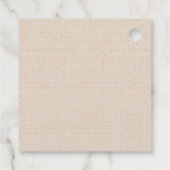 Ze vond haar Boo Rustic Halloween Bruids Bruiloft  Bedankjes Labels (Achterkant)