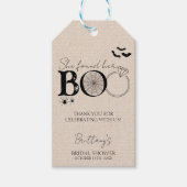 Ze vond haar Boo Rustic Halloween Vrijgezellenfees Cadeaulabel (Voorkant)