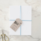 Ze vond haar Boo rustige Halloween bruidsdouche Cadeaulabel (Met Touw)