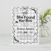 Ze vond haar Boo Vrijgezellenfeest Kaart (Staand voorkant)