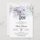 Ze vond haar Boo Vrijgezellenfeest (Paarse) Kaart (Voorkant)