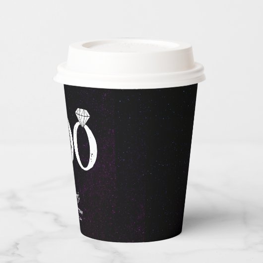 Ze vond haar Boo Zwarte Halloween Bruidsdiner Papieren Bekers