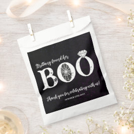 Ze vond haar Boo Zwarte Halloween Bruidsdouche Bedankzakje
