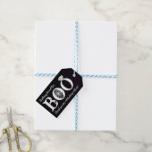 Ze vond haar Boo Zwarte Halloween Bruidsdouche Cadeaulabel (Met Touw)