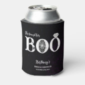 Ze vond haar Boo Zwarte Halloween Bruidsfeest Blikjeskoeler (Blikje Achterkant)